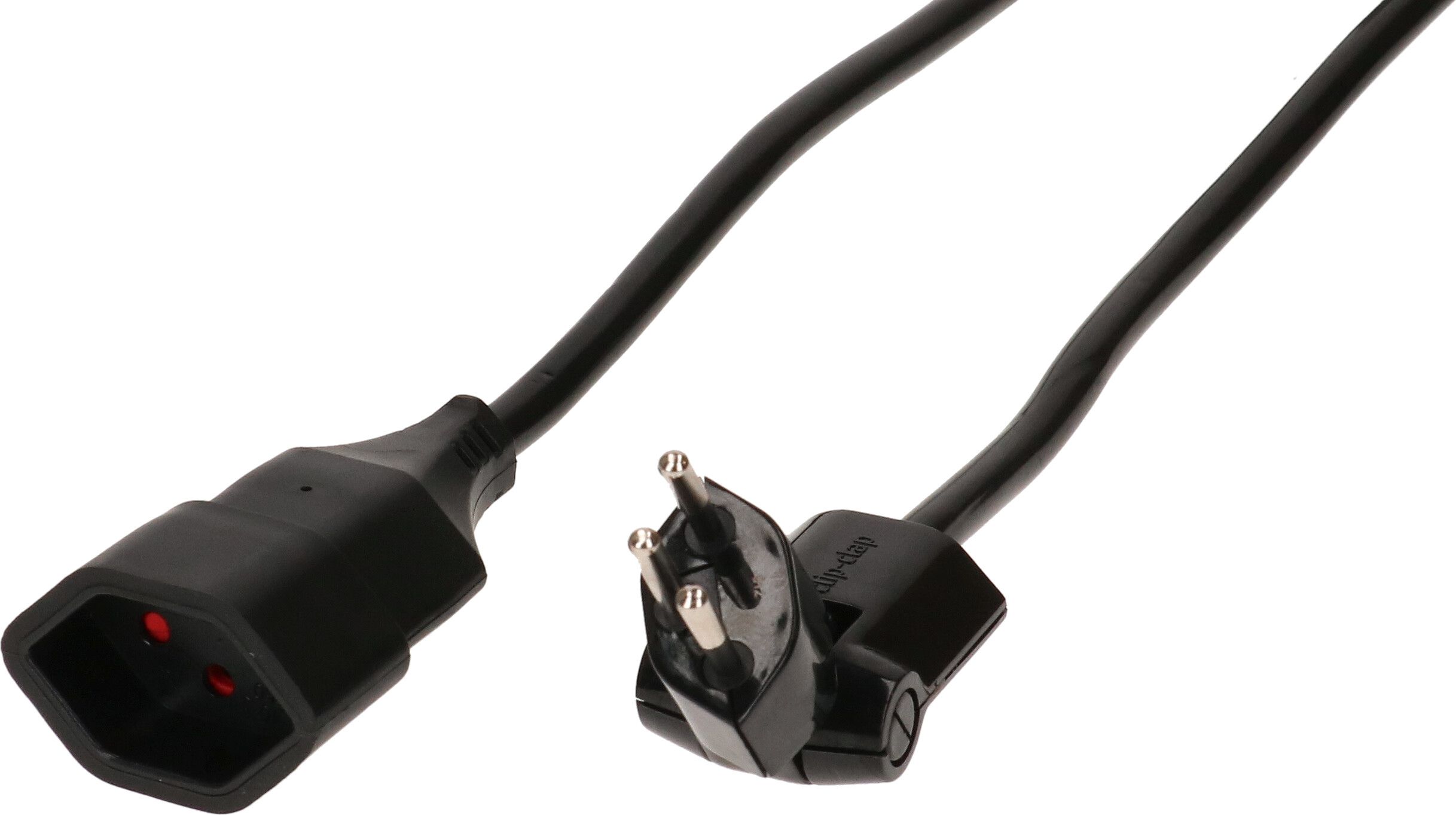 TD-Verlängerung H05VV-F3G1.5 10m sz clip-clap Typ 12 / Typ 13