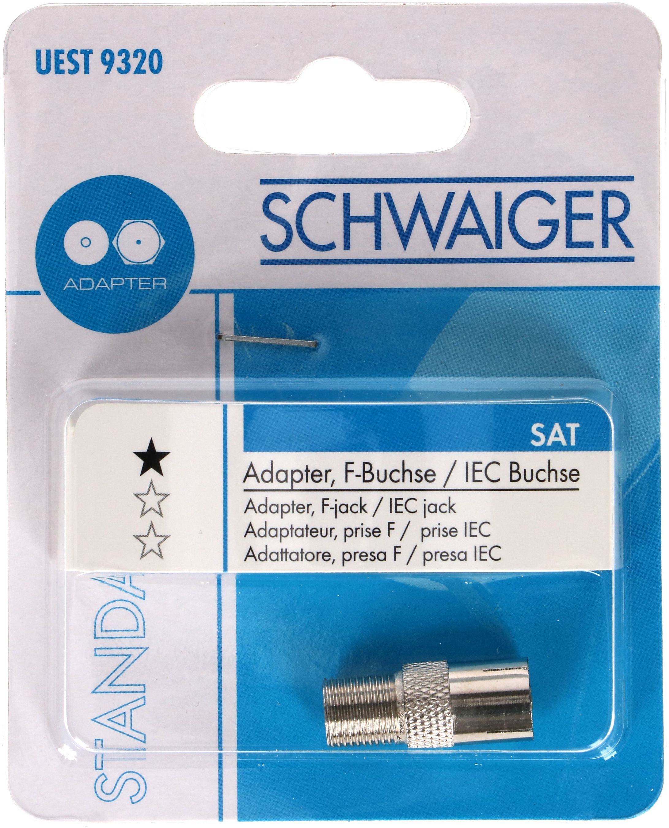 SAT-Adapter F-Buchse Antennenbuchse IEC