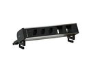 SUPRA Steckdoseneinheit eloxiert 3x Typ 13 2x Leermodul