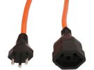 EPR/PUR-Verlängerung H07BQ-F3G1.5 5m orange Typ 23 / Typ 23