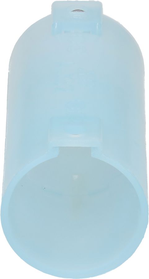 manchon de raccordement M32 bleu transparent 3 pièces
