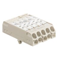 SLK7 Anschlussklemme 5-polig 0.5-2.5mm2 superflach weiss