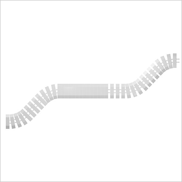 Kabelschlange Pro 80 1.00m weiss RAL9003