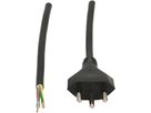 câble secteur TDLR H03VV-F3G0.75 3m noir type 12