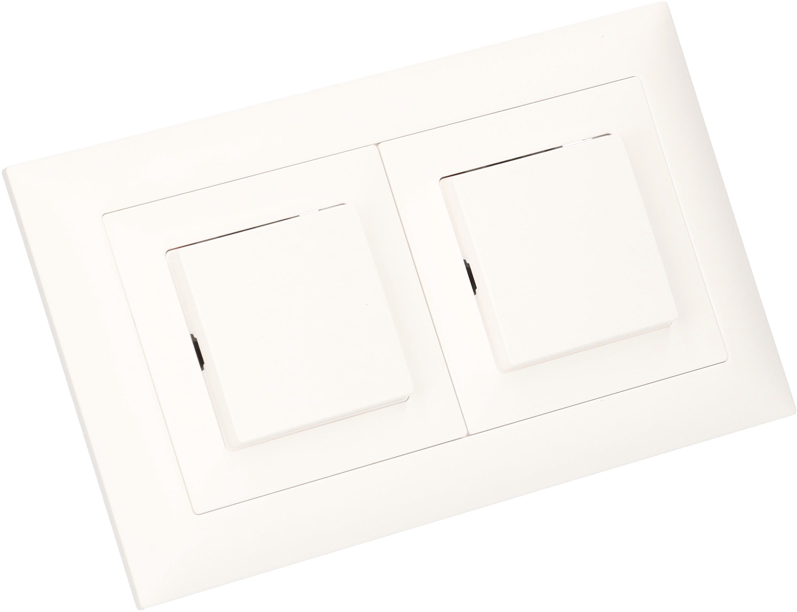 Kombination Schema 3 / Schema 3 Gr.2x1 UP EdizioDue weiss