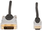 HDMI DVI Kabel 2m schwarz grau