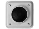 Drucktaster A/R UP Mica Nass IP54 weiss