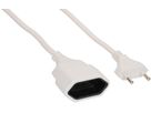 TDF-Verlängerung H05VVH2-F2X1.0 3m weiss BS Typ 11 / Typ 11