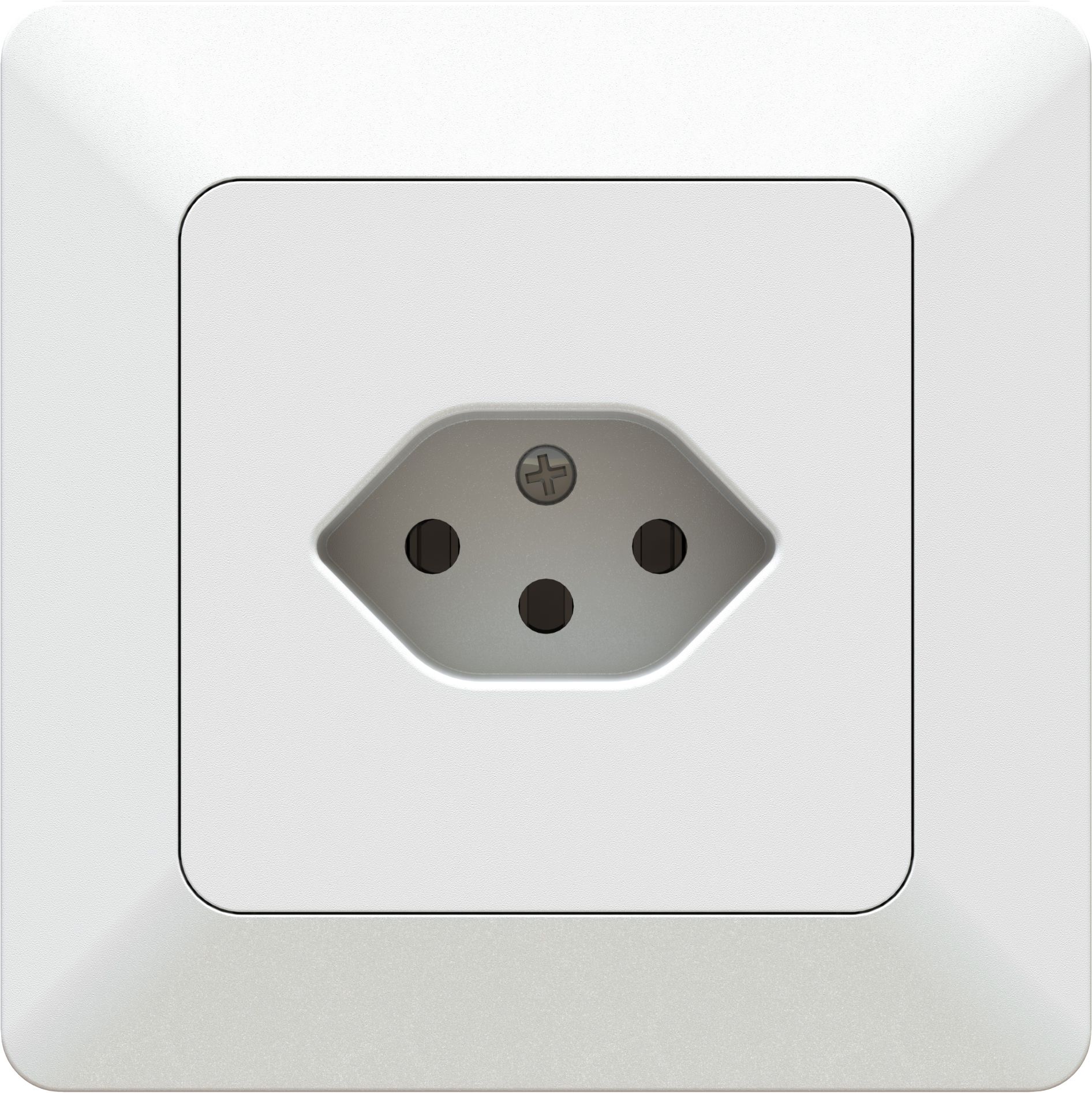Flush-type wall socket 1x type 13 white