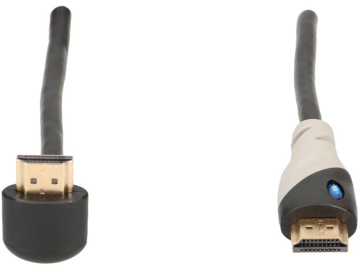 HDMI Anschlußkabel 1.50m schwarz/grau