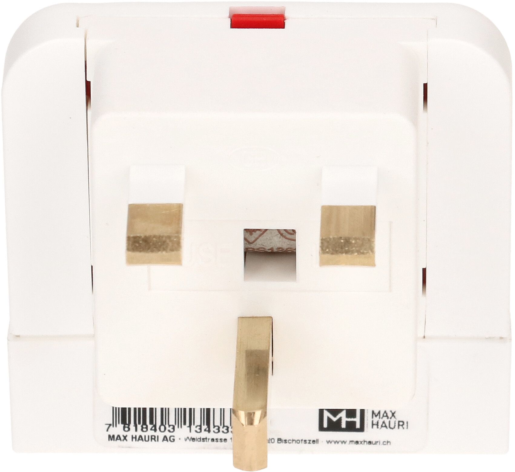 Reiseadapter Grossbritannien / Typ 13 3-polig weiss