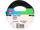 Câble TDLF2x0,75mm2 noir  L=5m