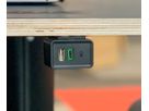 LIBERTY unité de prise de courant Piccolo +USB-A/C 12/60W noir