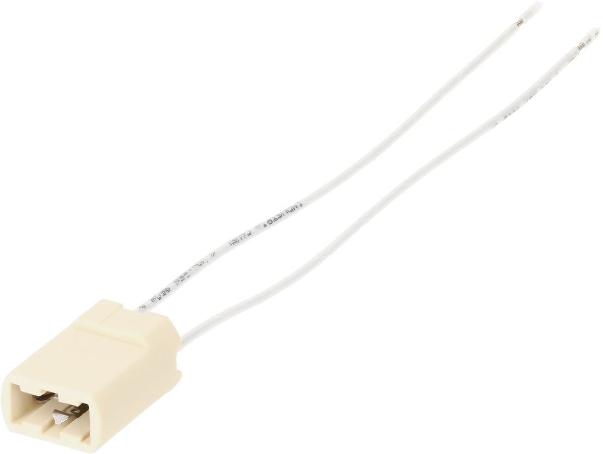 portalampada G9 ceramica cavetto PTFE 140mm