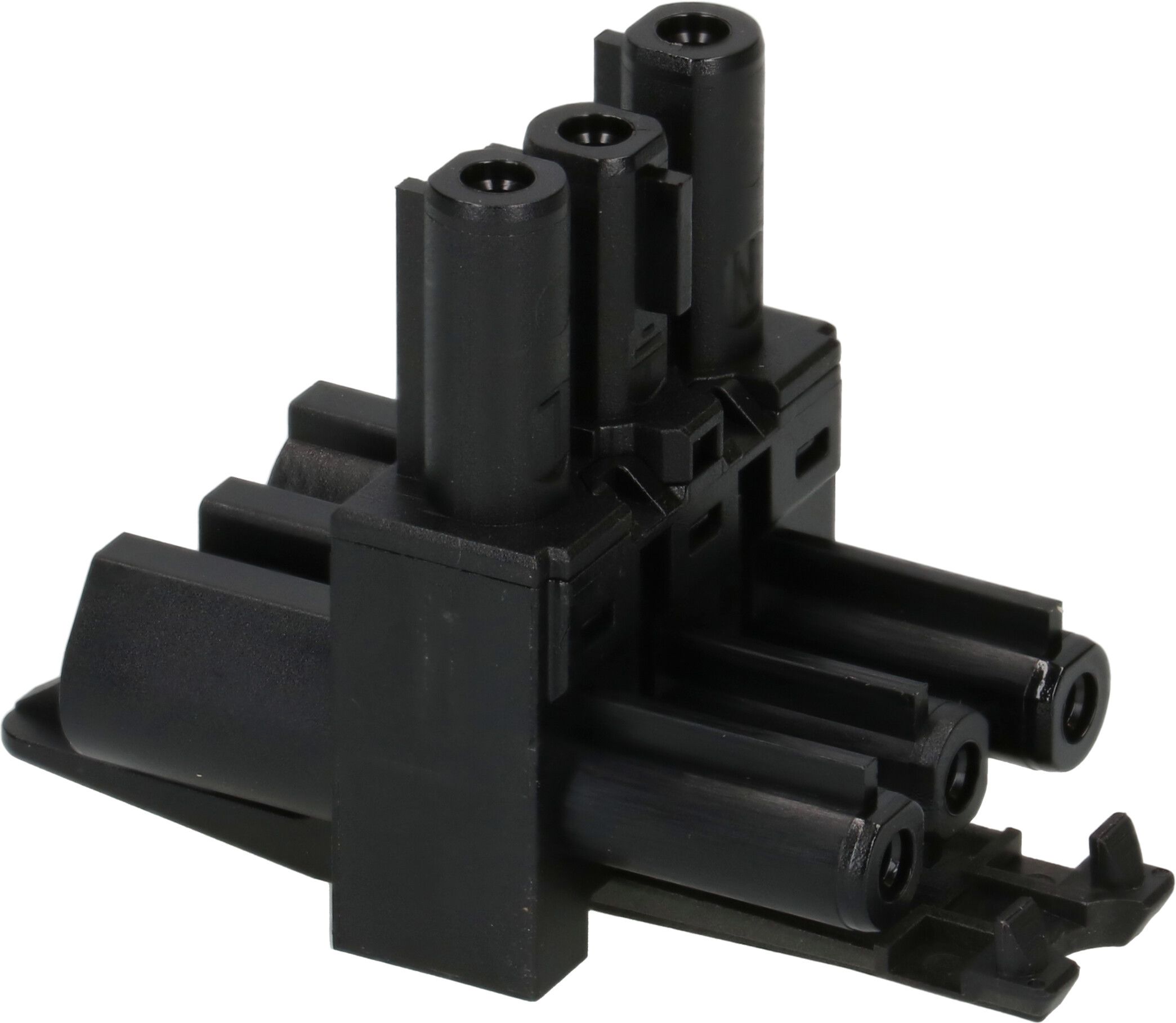 Verteilerblock AC 166 GVT 3/3 schwarz, anreihbar