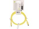 cavo di ricarica USB-C silicone 1.5m giallo