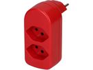 Adaptor 2x type 13 turnable red