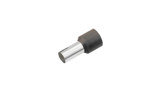 Cosse tubulaire à sertir isolée 25.0mm²/16mm noir DIN 46228
