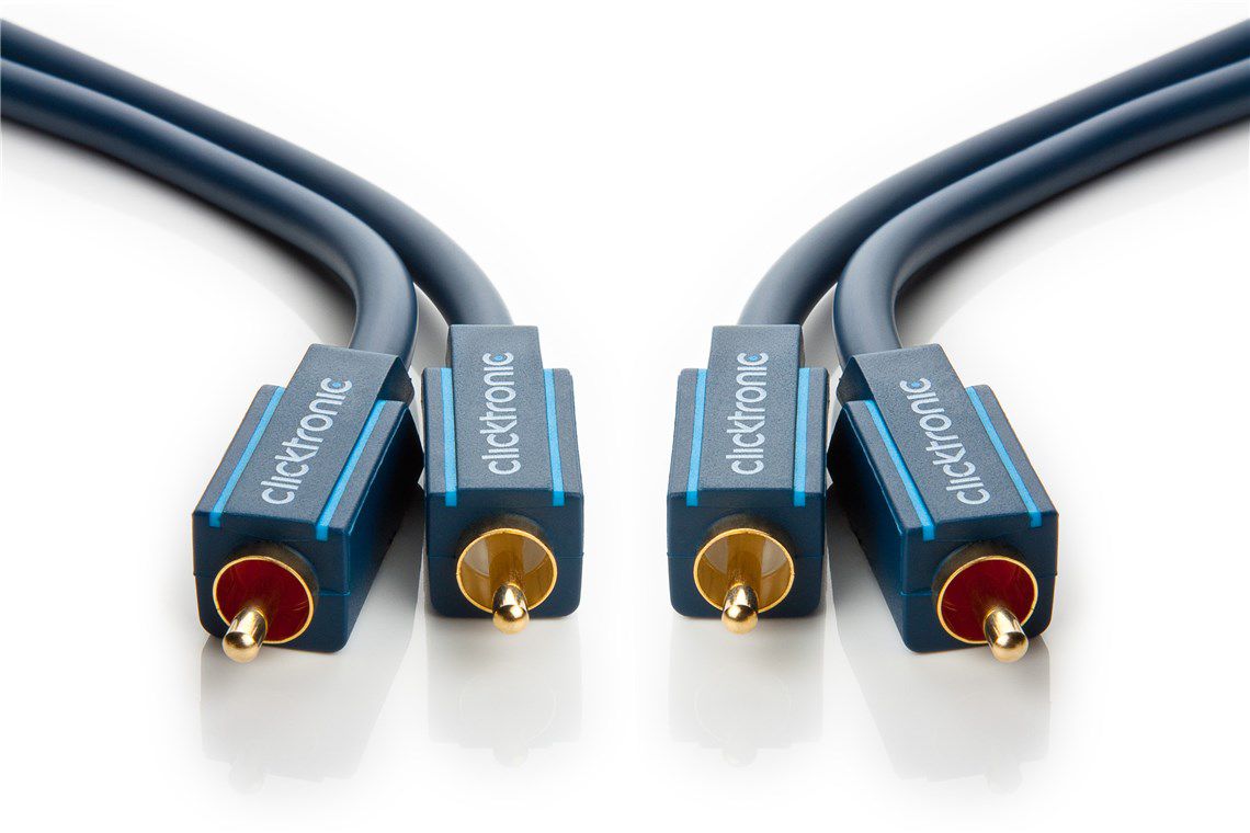 Cinch-Audio-Kabel stereo 1m