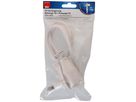 Rallonge TD H05VV-F3G1.0 1m blanc à angle plat type 12
