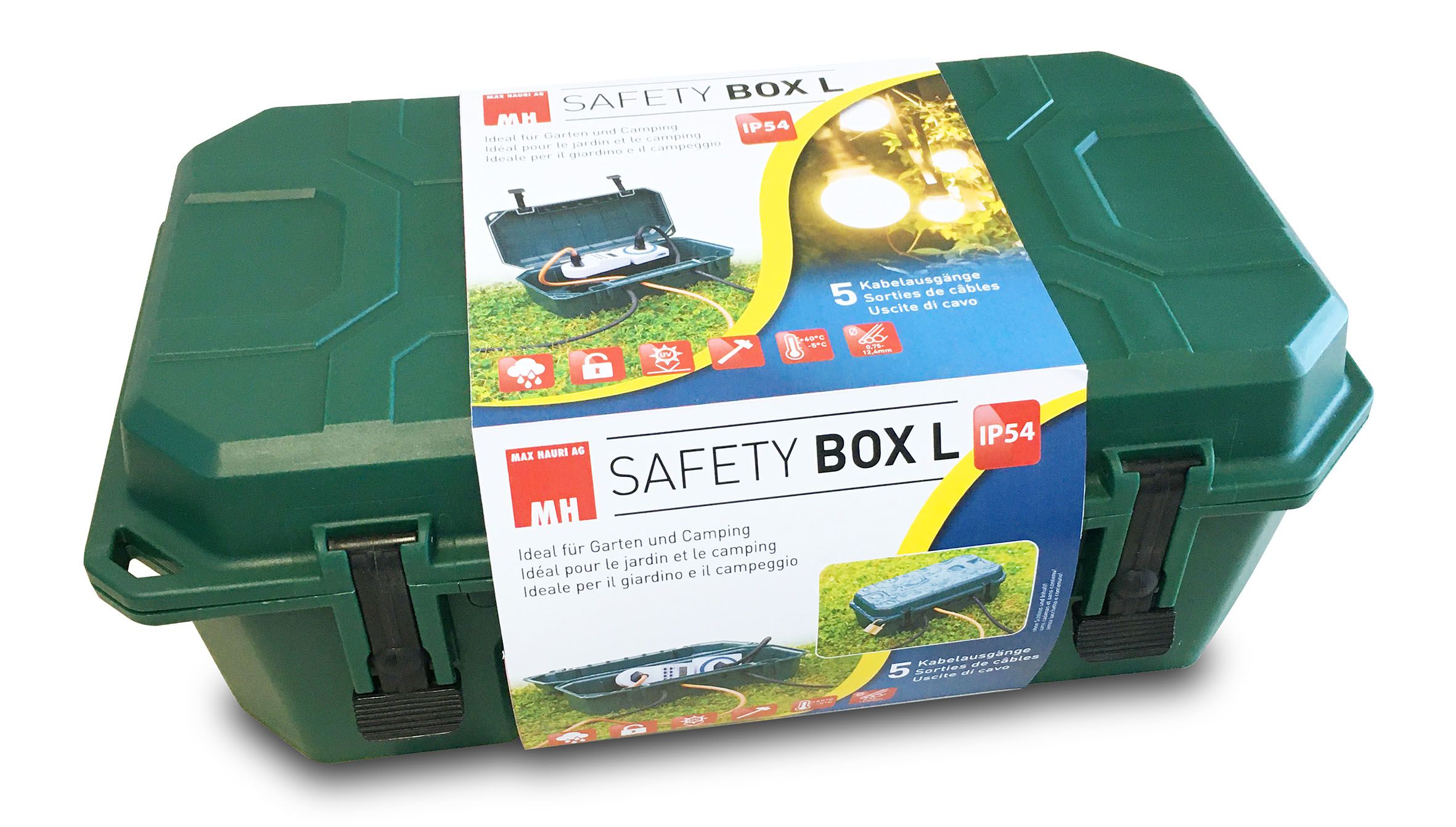 SAFETY BOX L verde IP54