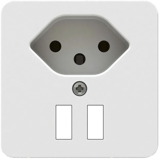 piccolo combinazione tipo 13 / 2x USB placca frontale priamos bi