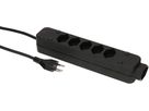 multiprise Swiss Line 5+1x type 13 noir 3m
