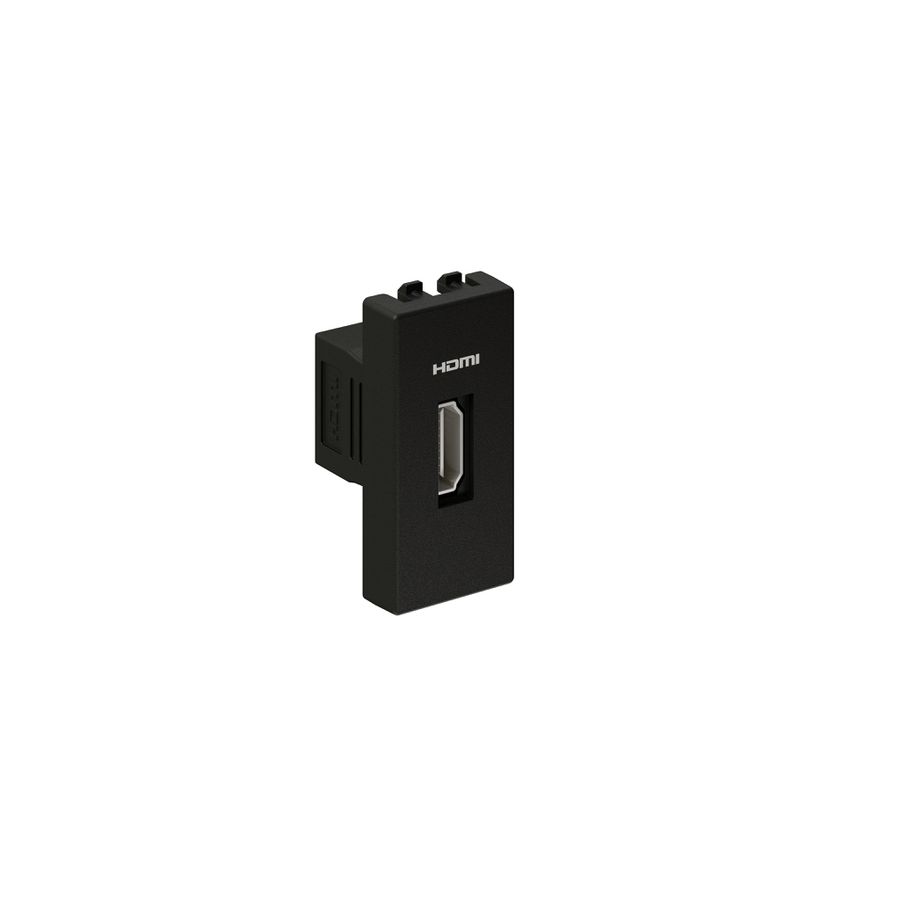 Multimedia-Zubehör 45x22.5 anthrazit 1x HDMI 2.0