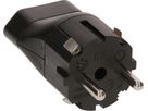 adattatore fisso Schuko - tipo 21 per Powerbanks nero