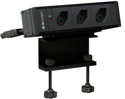 CUBO T Steckdoseneinheit schwarz 3x Typ 13