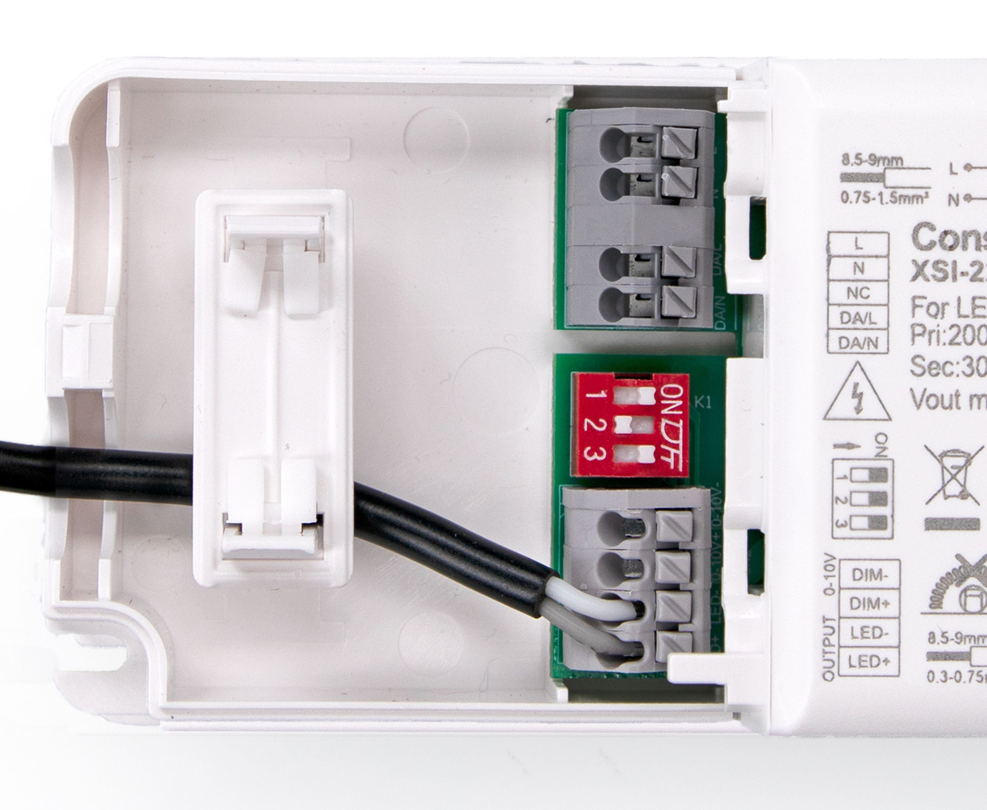 LED-Konstantstromtreiber DALI2, 1-10V, Push, 8-22W einstellbar