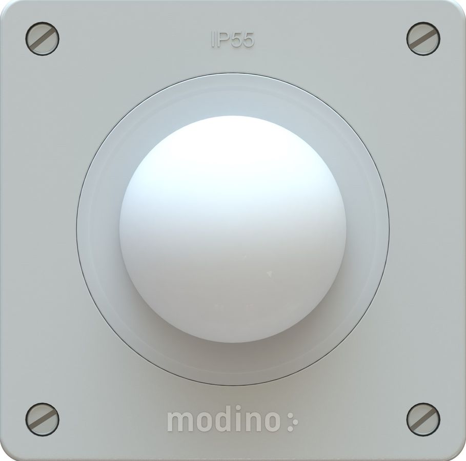 Swisslux détecteur de mouvement 180° AP exo gris clair