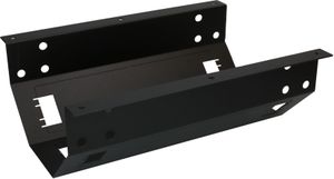 Kabelwanne Multi schwarz inkl. Kabelhalter