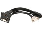 Einsatz HDMI, VGA und Miniklinke 3.5mm