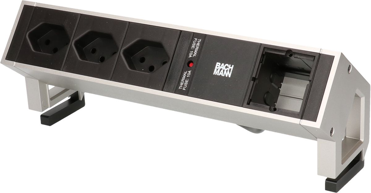 DESK 2 Inox 3x tipo13, 1x vuoto