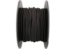 câble textile TD H05VV-F3G1.0, noir