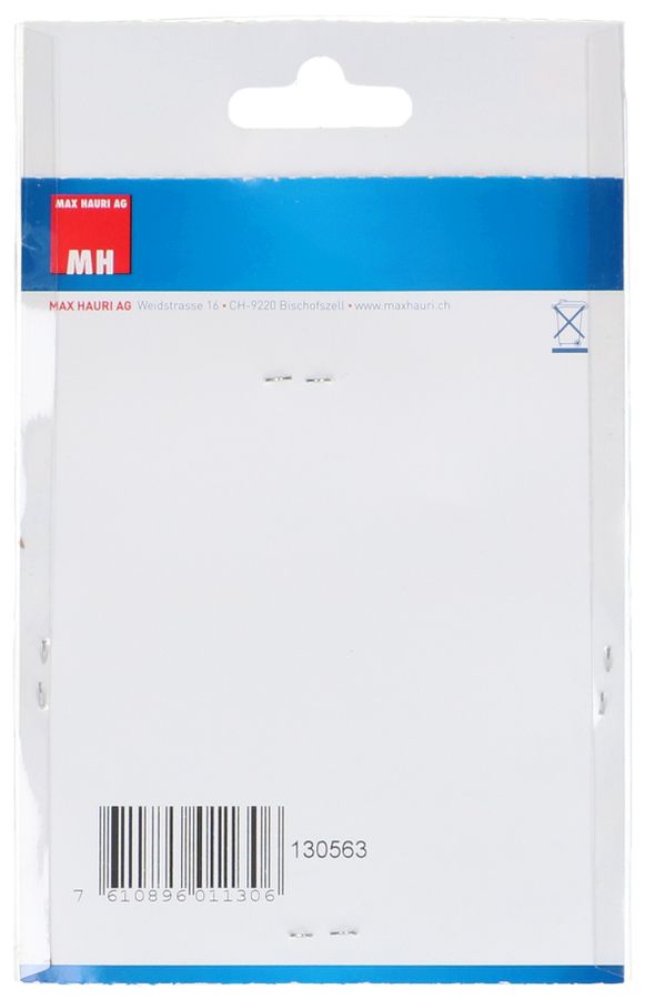 TDLF-Netzkabel H03VVH2-F2X0.75 2m weiss Schalter T26