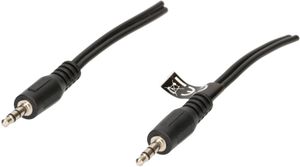 câble audio stéréo fiche jack 1.5m noir