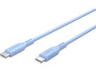 cavo di ricarica USB-C silicone 1.5m blu