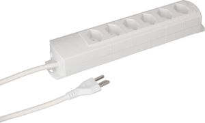 multipresa Prime Line 6x tipo 23 bianco 3m
