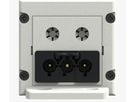 CUBO Steckdoseneinheit weiss 4x Typ 13 1x USB-A/C