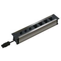 INTRO2.0 presa multipla anodizzato 3x tipo 13 4x modulo vuoto
