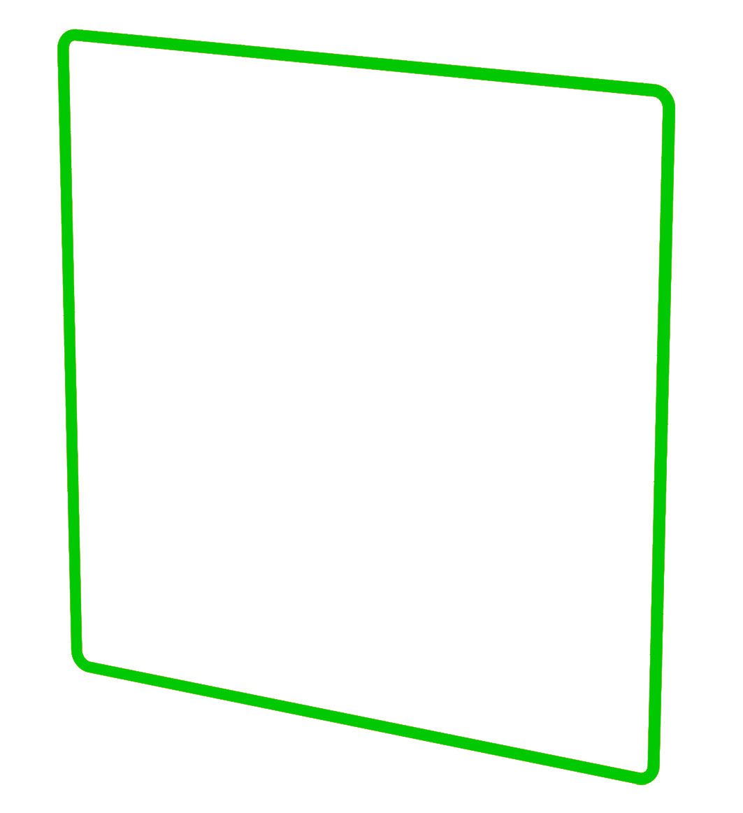 profilo decorativo dim.3x3 priamos verde