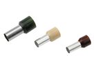 Isolierte Aderendhülse 10mm² x 12mm braun
