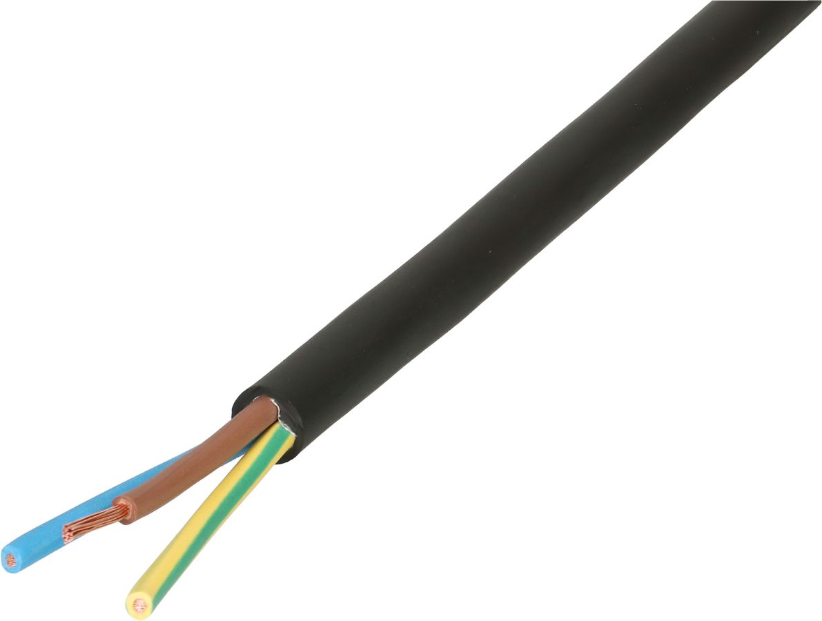 câble GD H05RR-F3G1.5 25m noir