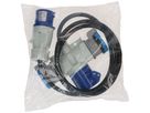 prolunga CEE H07RN-F3G1.5 1.5m nero CEE16-3/CEE16-3+type 23 IP55