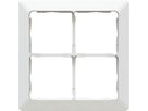 cadre de recouvrement ta.2x2 ENC +profil décoratif priamos blanc