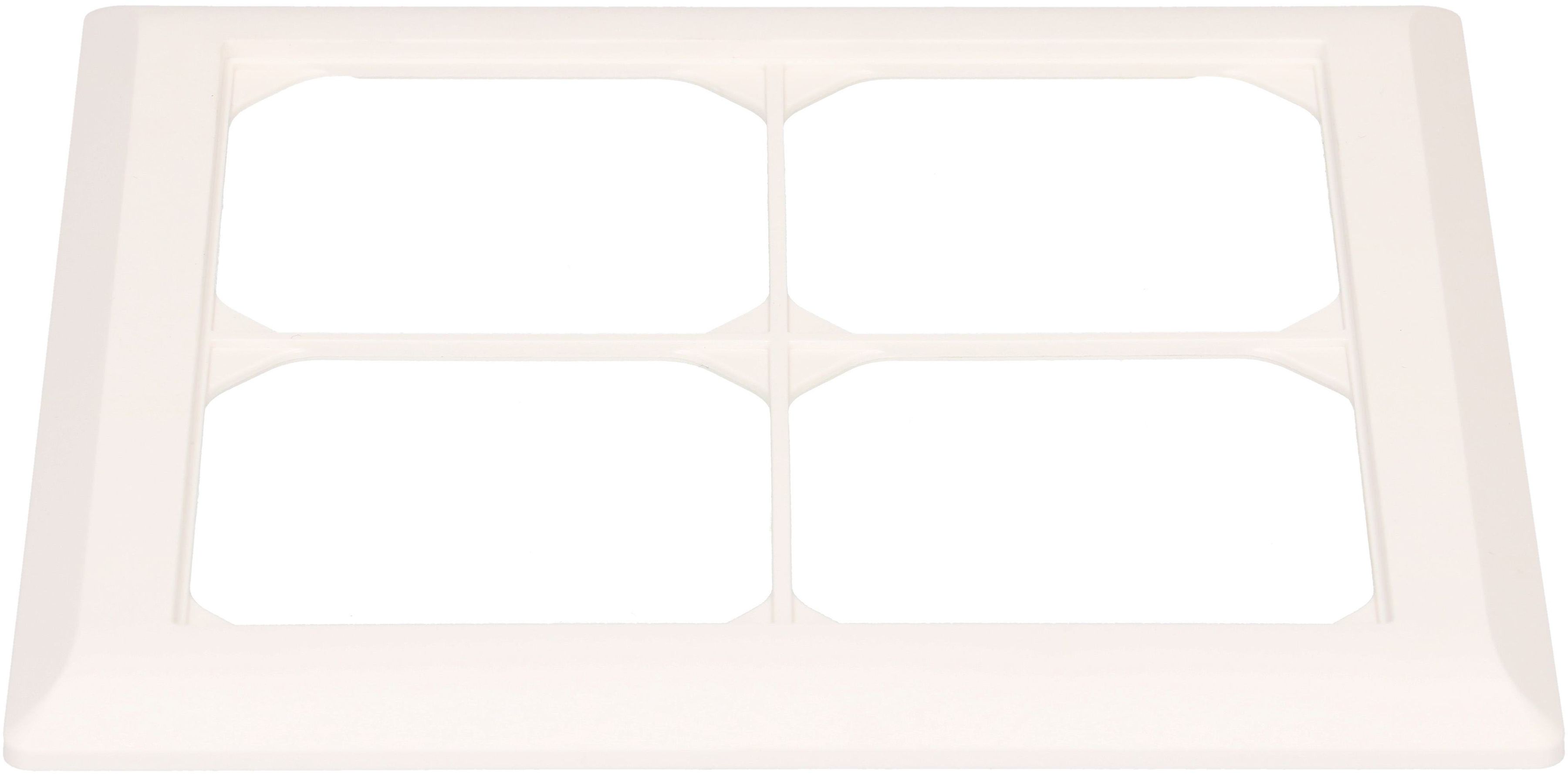 Abdeckrahmen Gr.2x2 UP Kallysto weiss