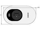 ORBIT Steckdoseneinheit weiss 1x Typ 13 1x USB-C 60W