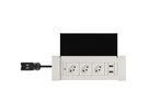 NEXO Steckdoseneinheit weiss 3x Typ 13 1x USB-C/C